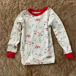 Baby GAP Happy Birthday PJ top